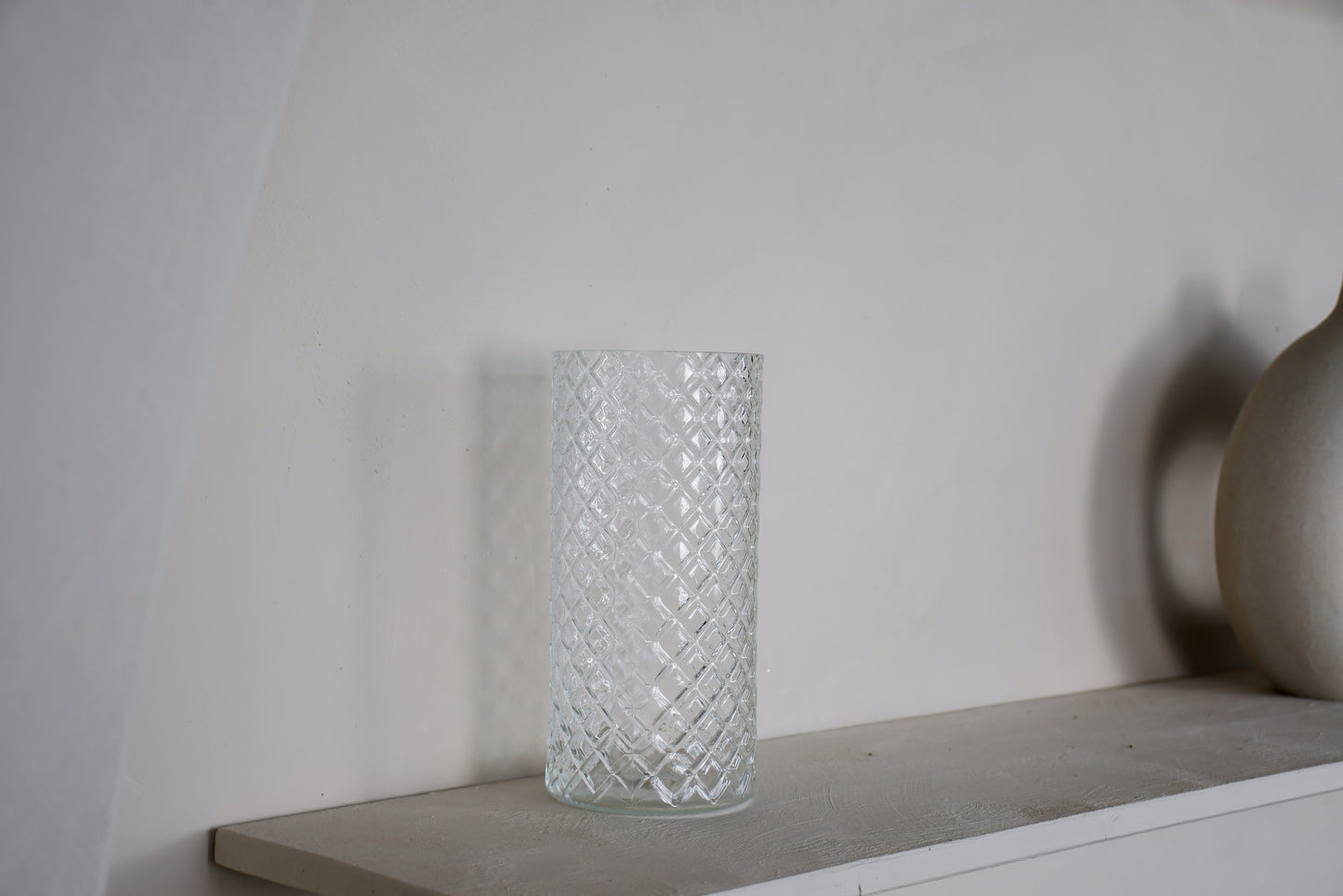 Vaas/vase glas Ivy